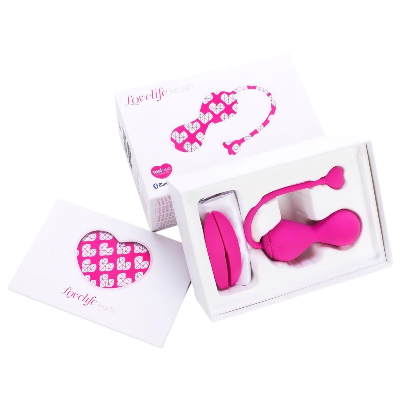 LOVELIFE BY OHMIBOD - KRUSH - Okos, akkus gésagolyó duó (pink)