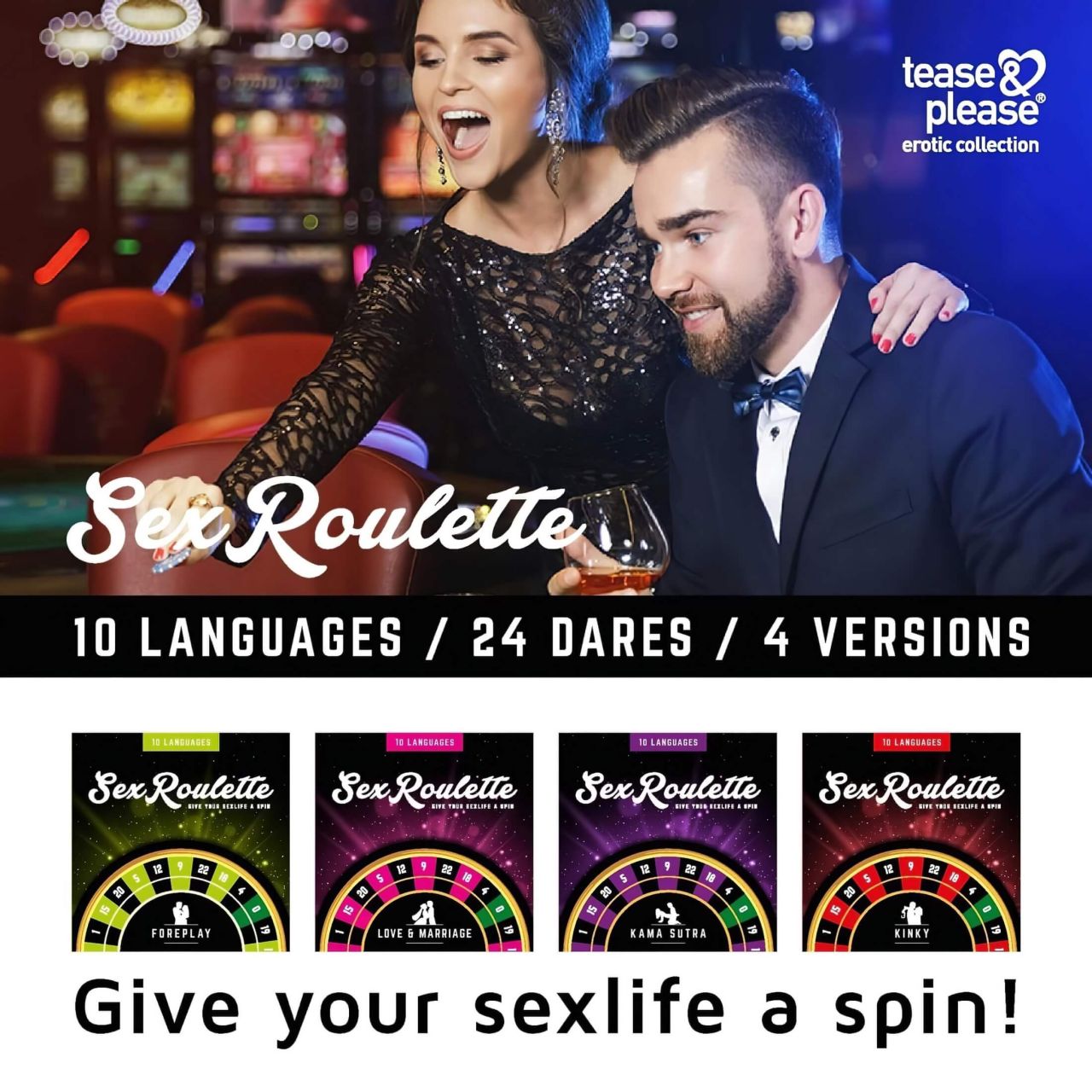 Sex Roulette Love & Married - szex társasjáték (10 nyelven)