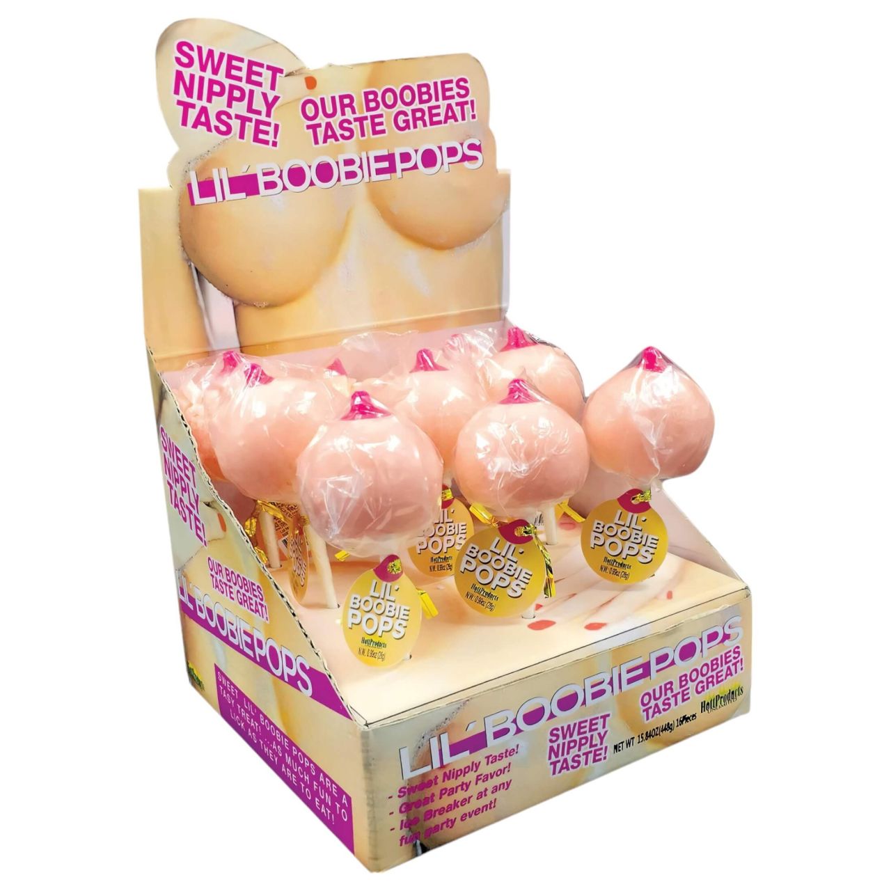 Boobie Cock Pop - cicis nyalóka (40g)