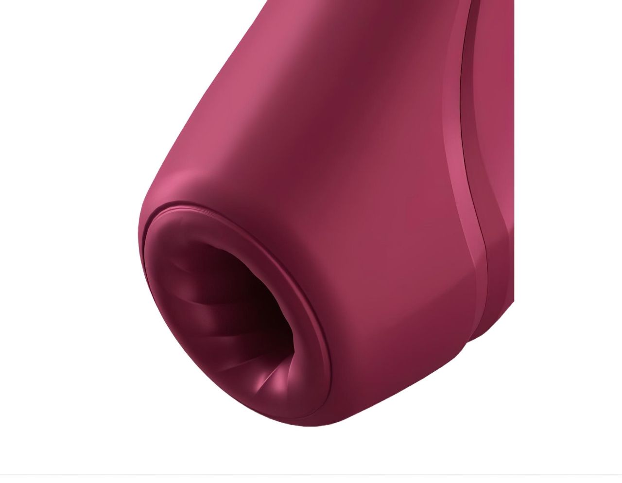 Satisfyer Curvy 1+ - okos léghullámos csiklóizgató (vörös)