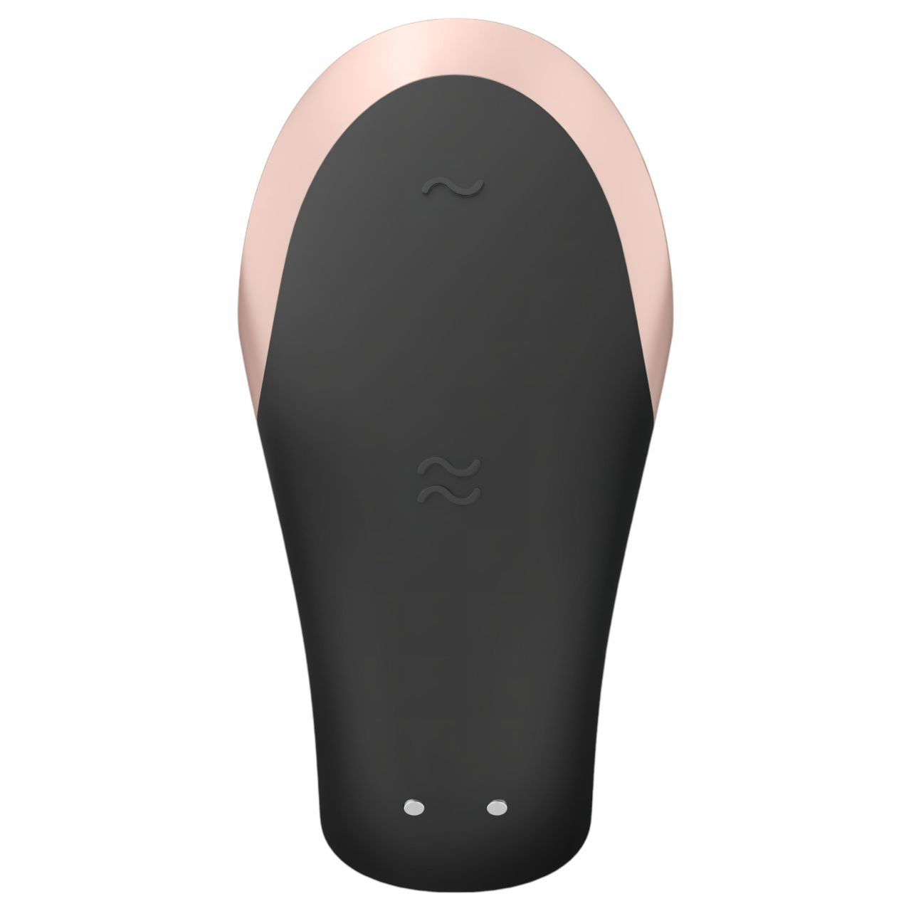 Satisfyer Double Love - okos, rádiós párvibrátor (fekete)