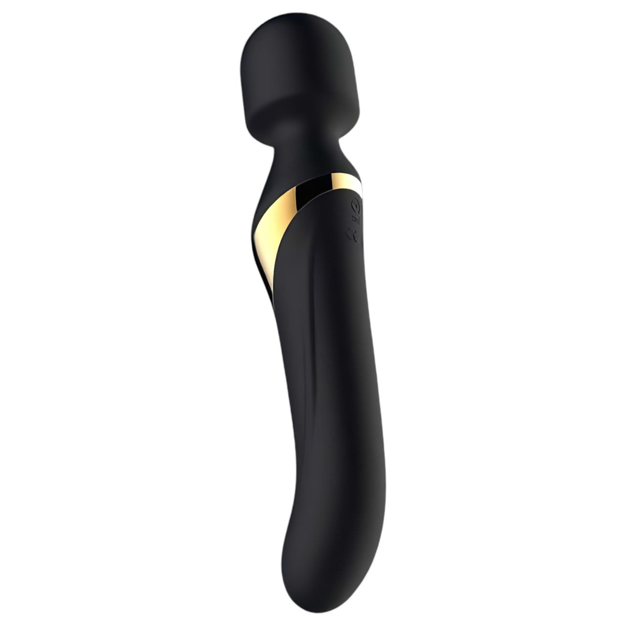 Dorcel Dual Orgasms Gold - 2in1 masszírozó vibrátor (fekete)