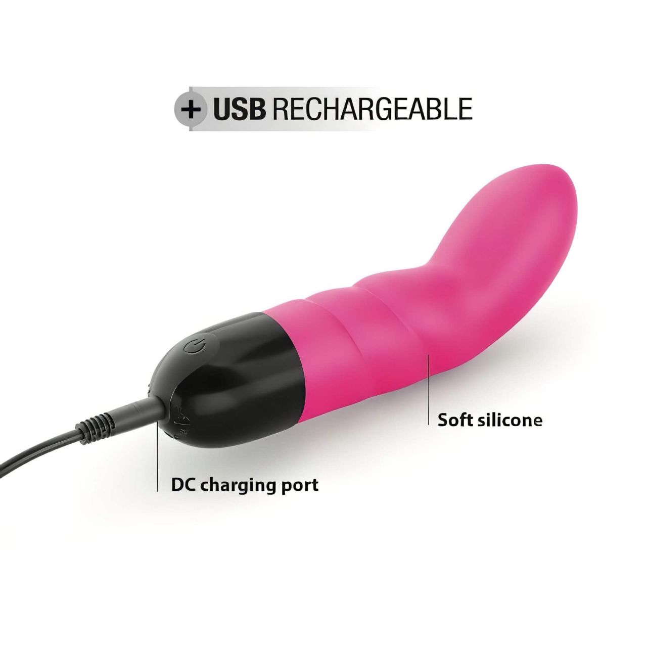 Dorcel Expert G 2.0 - akkus, G-pont vibrátor (pink)