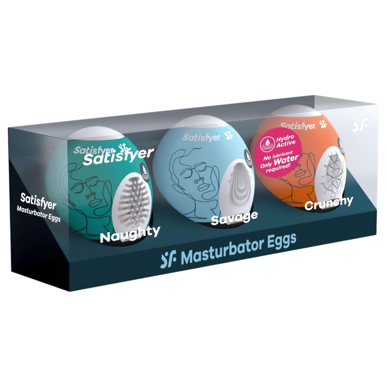 Satisfyer Egg NSC - maszturbációs tojás szett (3db)