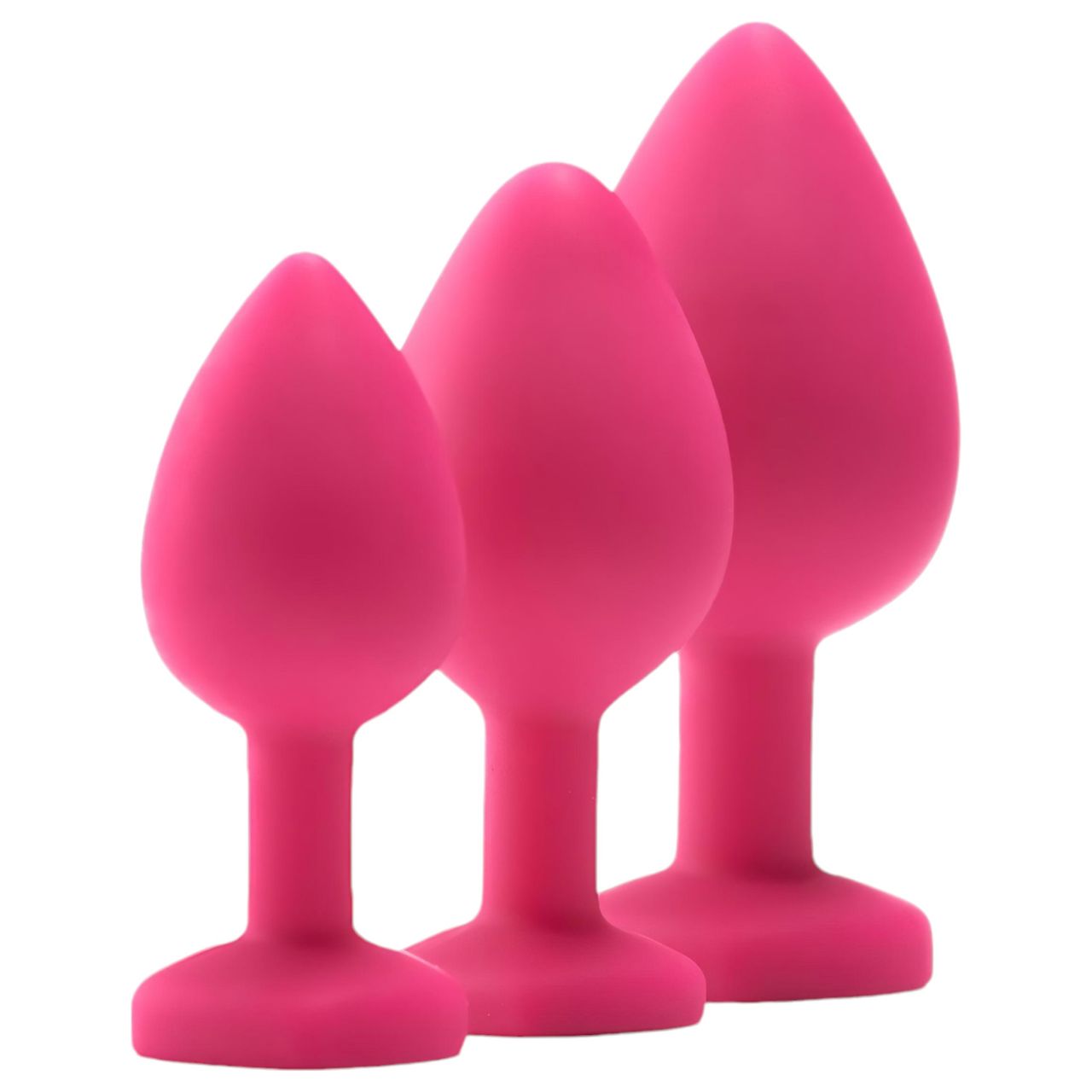 Flirts anal training kit - anál plug szett (3db) - pink