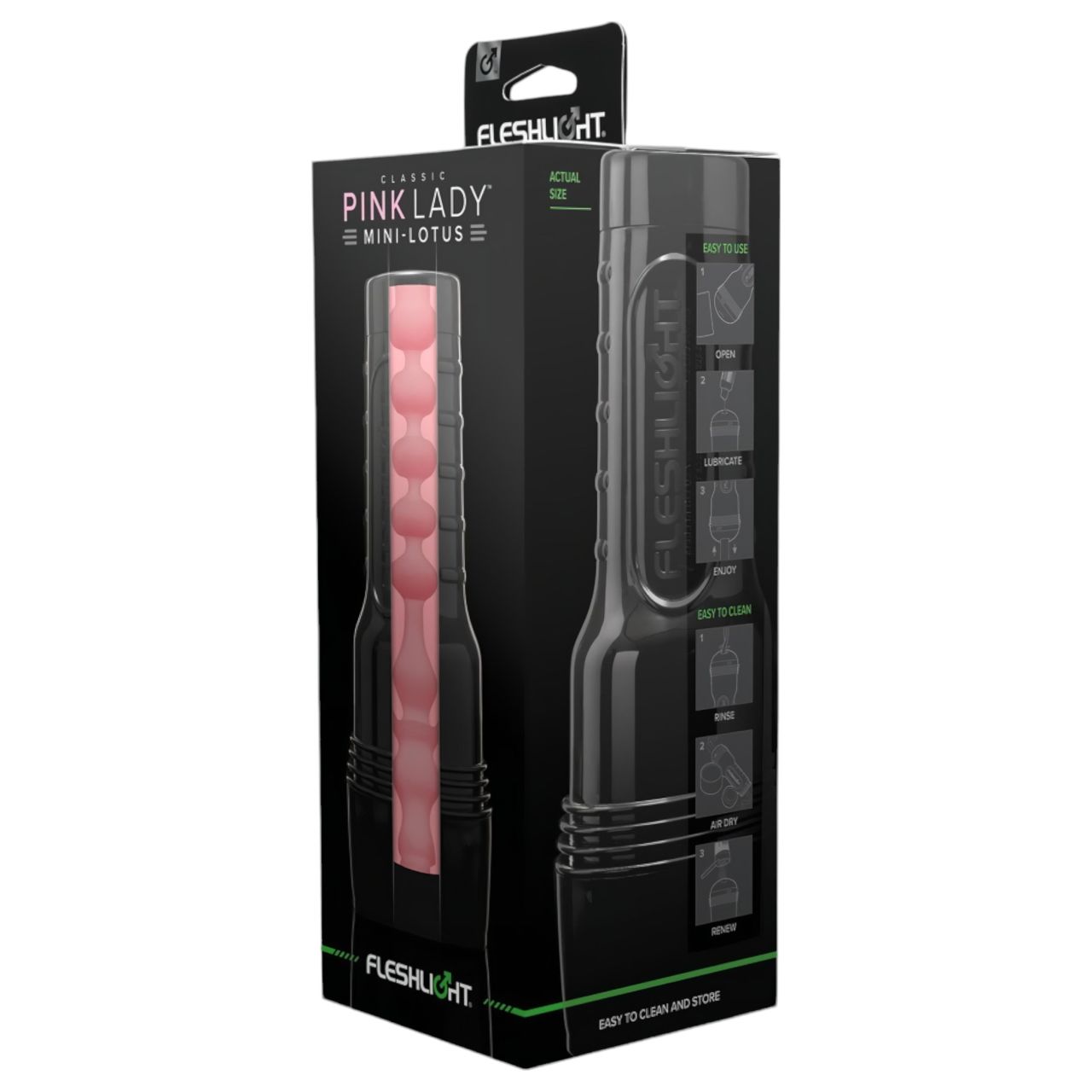 Fleshlight Pink Lady Mini-Lotus - élethű műpunci tokban (natúr)