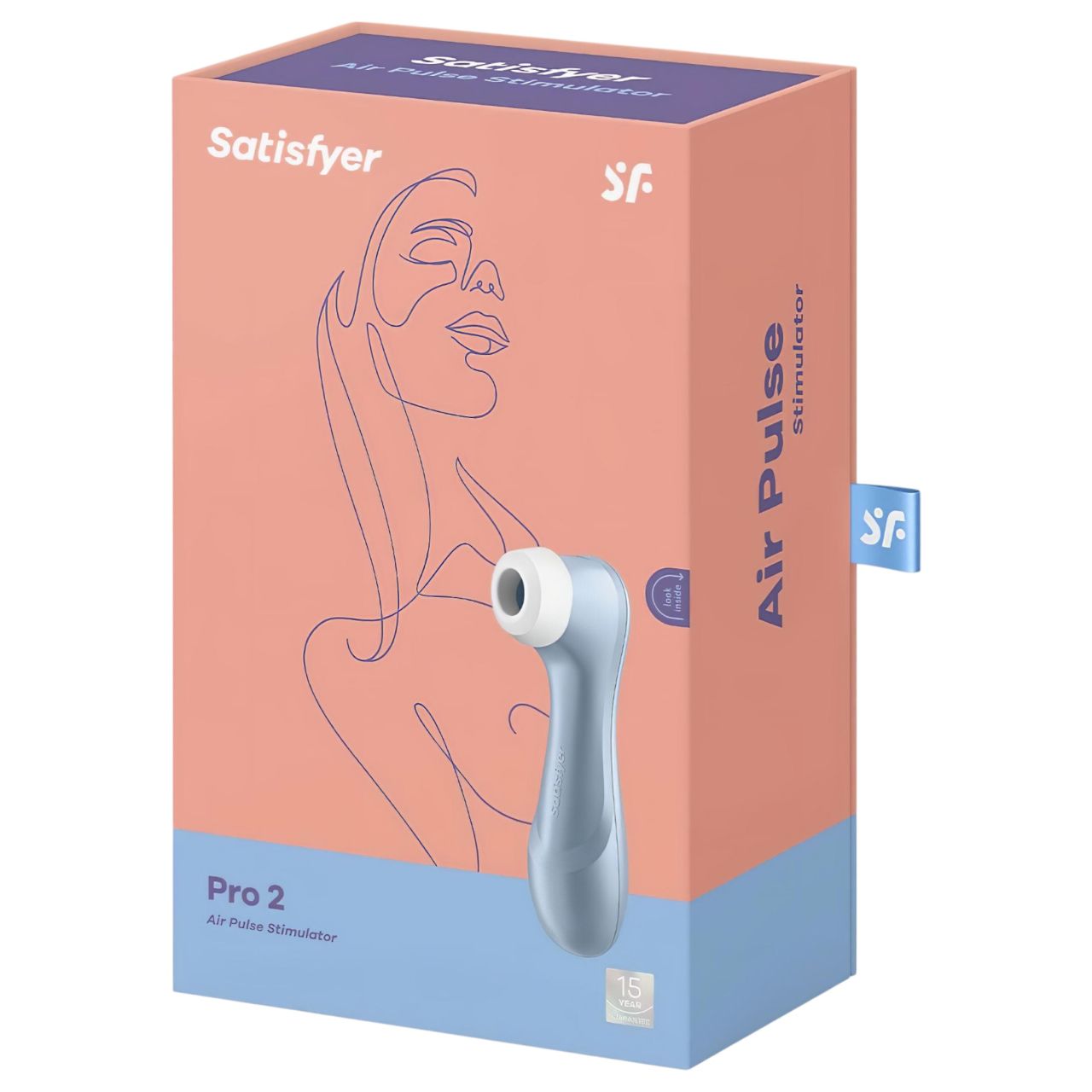 Satisfyer Pro 2 Gen2 - akkus léghullámos csiklóizgató (Kék)