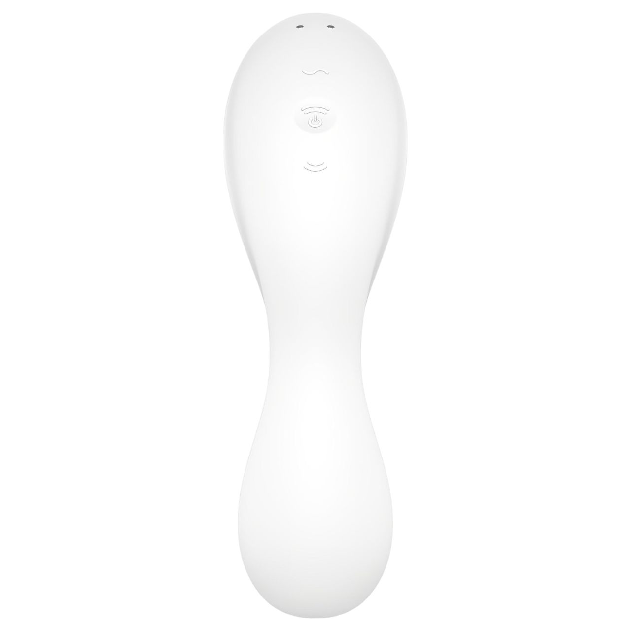 Satisfyer Curvy Trinity 5+ - okos léghullámos 2in1 vibrátor (fehér)