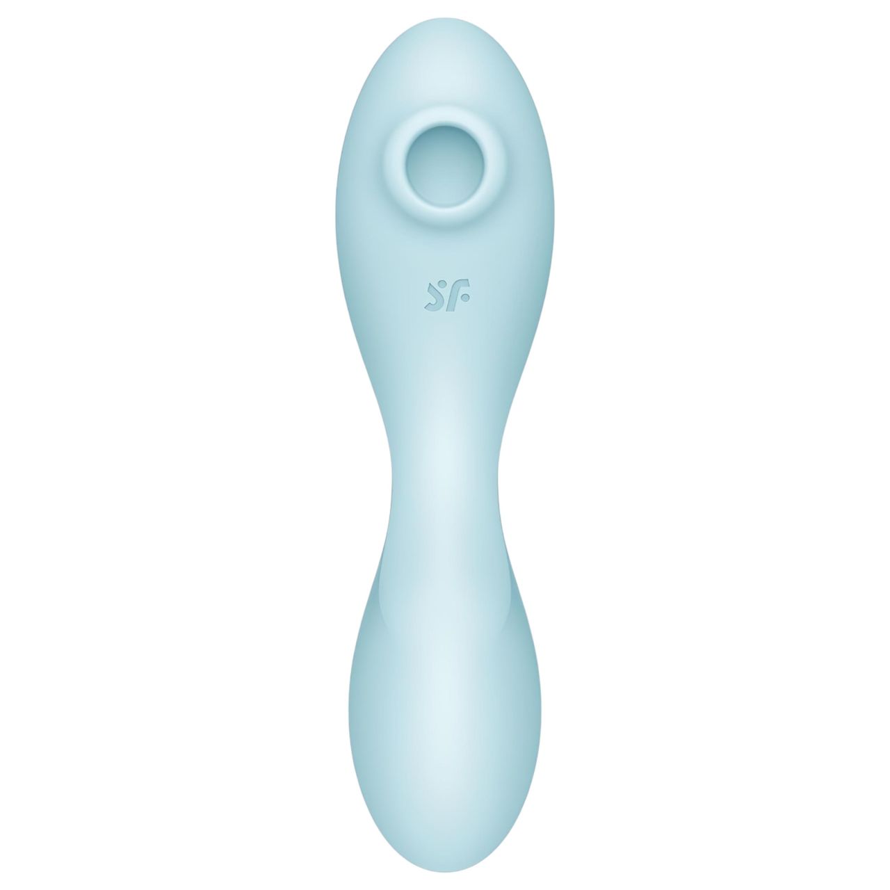 Satisfyer Curvy Trinity 5+ - okos léghullámos 2in1 vibrátor (kék)