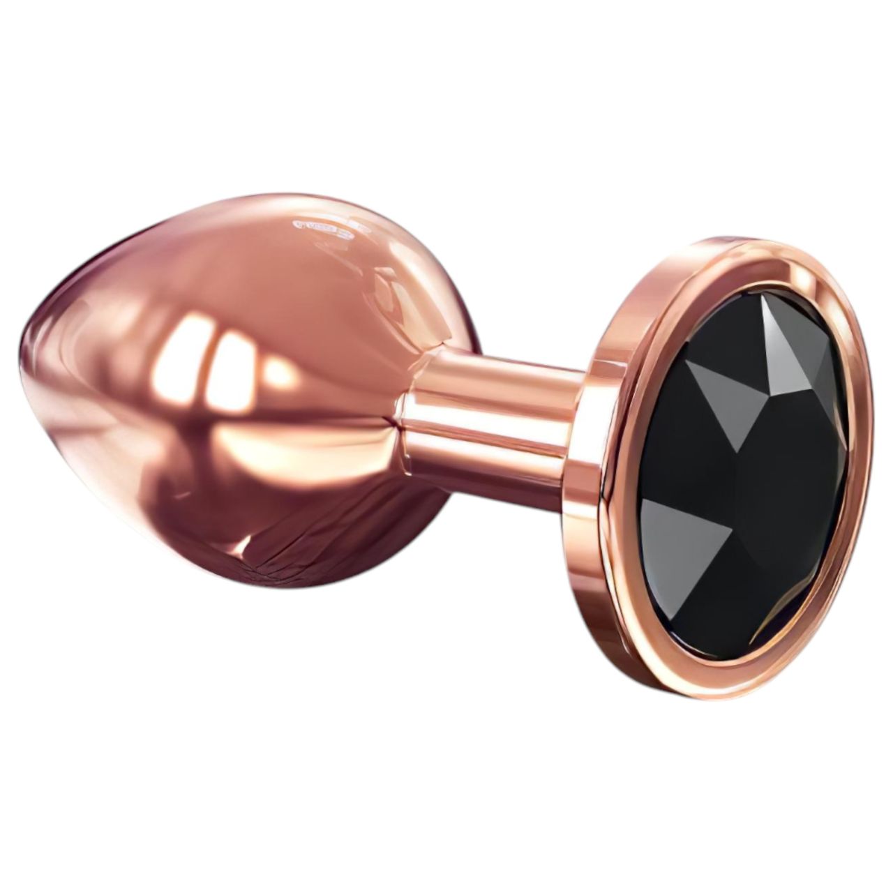 Dorcel Diamond Plug M - alumínium anál plug - közepes (rózsaarany)