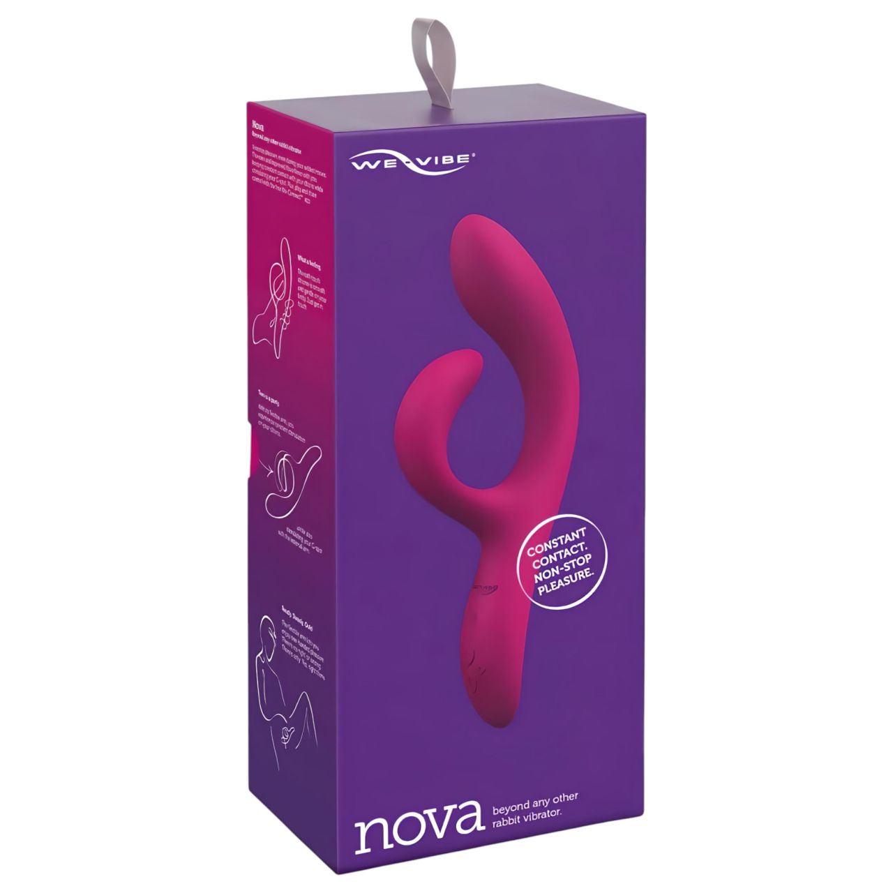 We-Vibe Nova 2 - akkus, okos, vízálló csiklókaros vibrátor (lila)