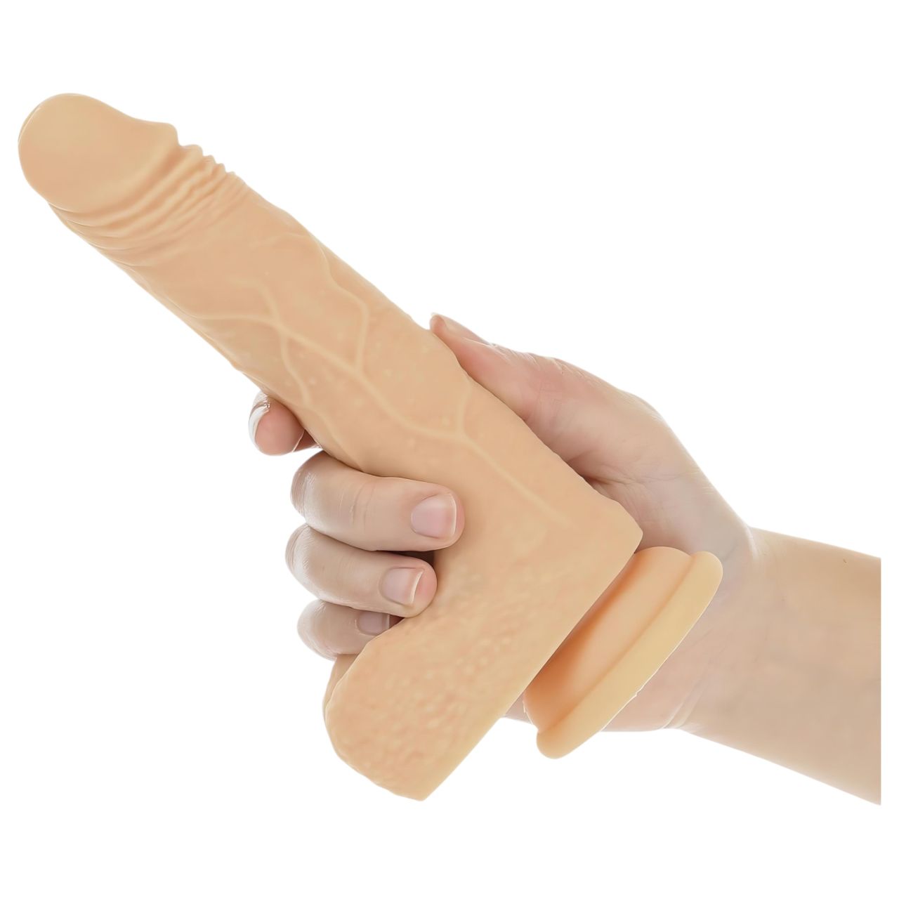 Naked Addiction Thrusting 7,5 - lökő vibrátor (19cm) - natúr