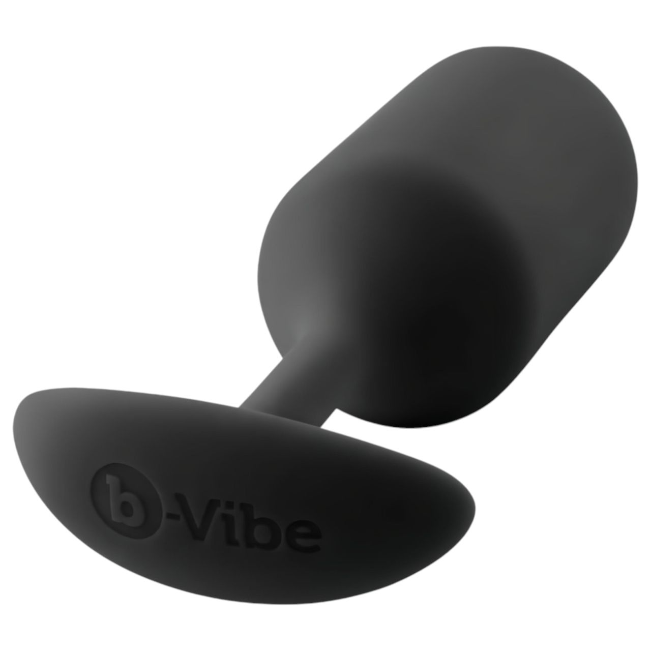 b-vibe Snug Plug 3 - dupla golyós anál plug (180g) - fekete