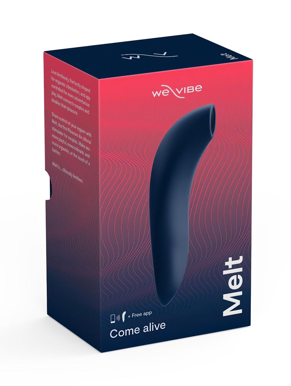 We-Vibe Melt - akkus, okos léghullámos csiklóizgató (kék)