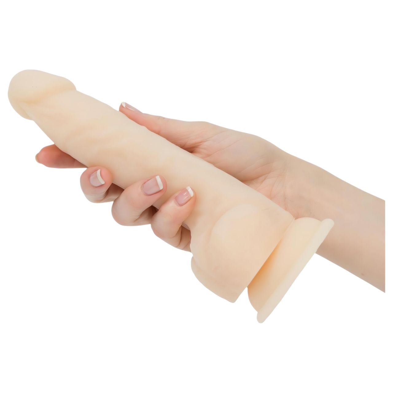 Naked Addiction Thrusting 9 - lökő vibrátor - natúr (23cm)