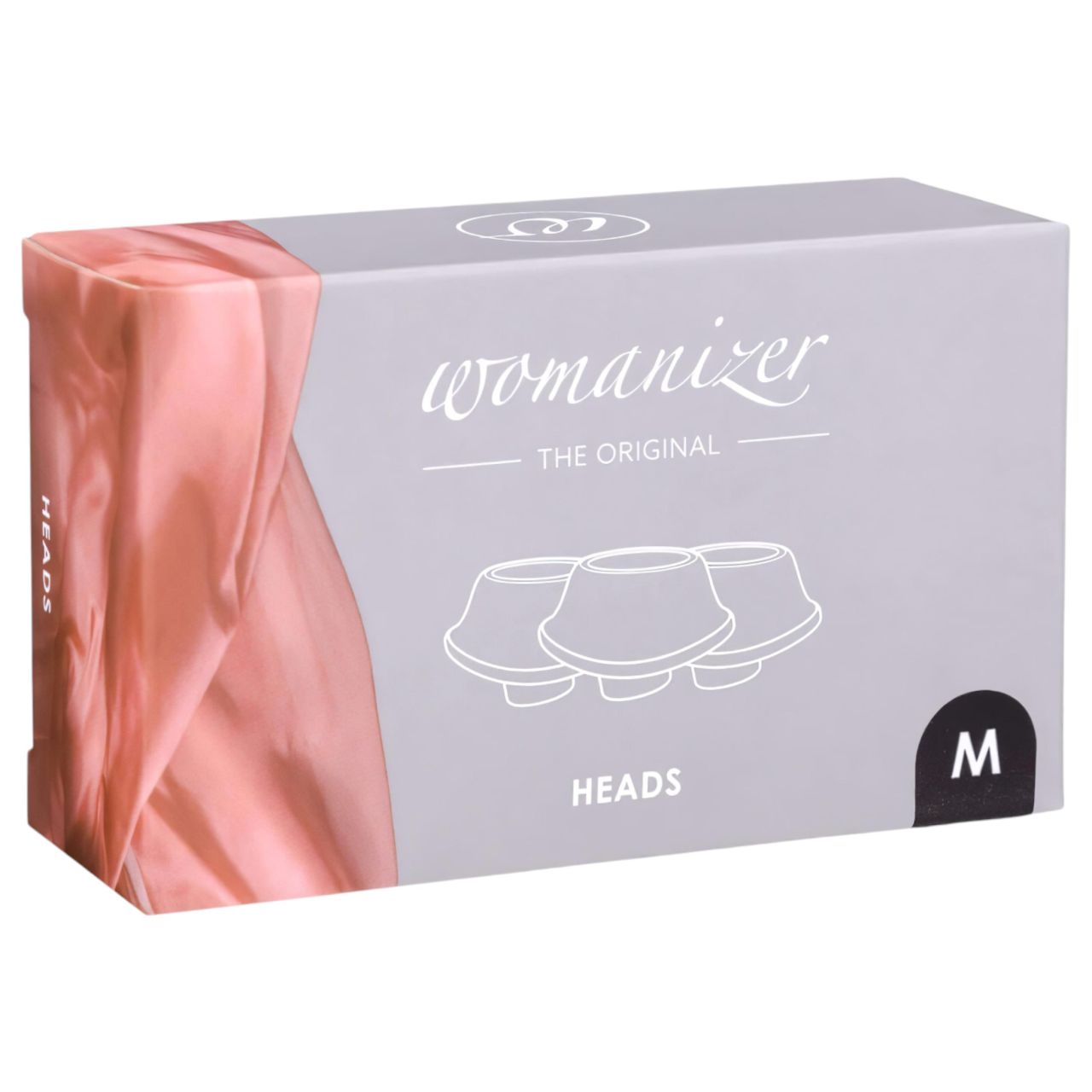 Womanizer Premium M - pótszívóharang szett - fekete (3db)