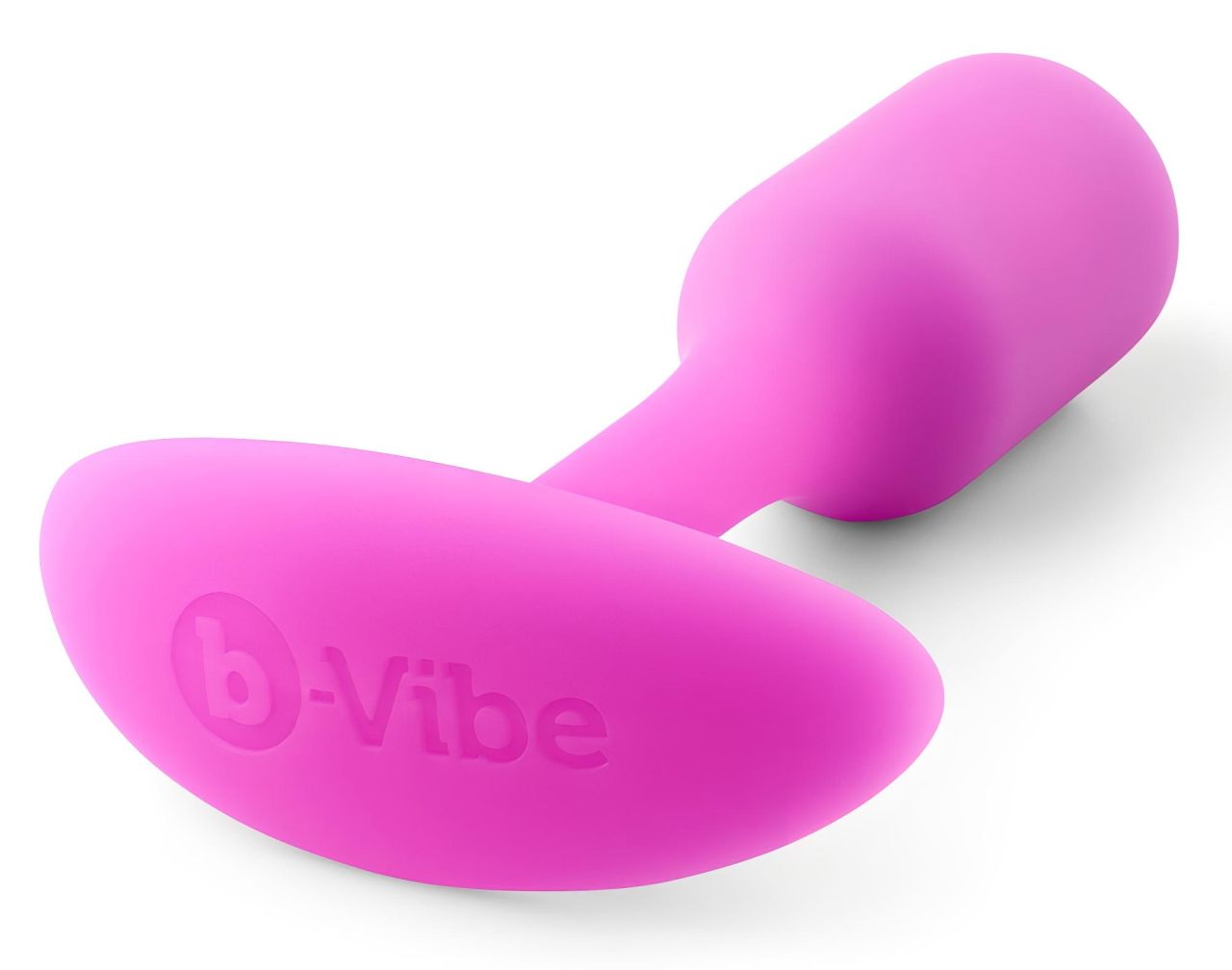 b-vibe Snug Plug 1 - anál plug belső súllyal (55g) - pink