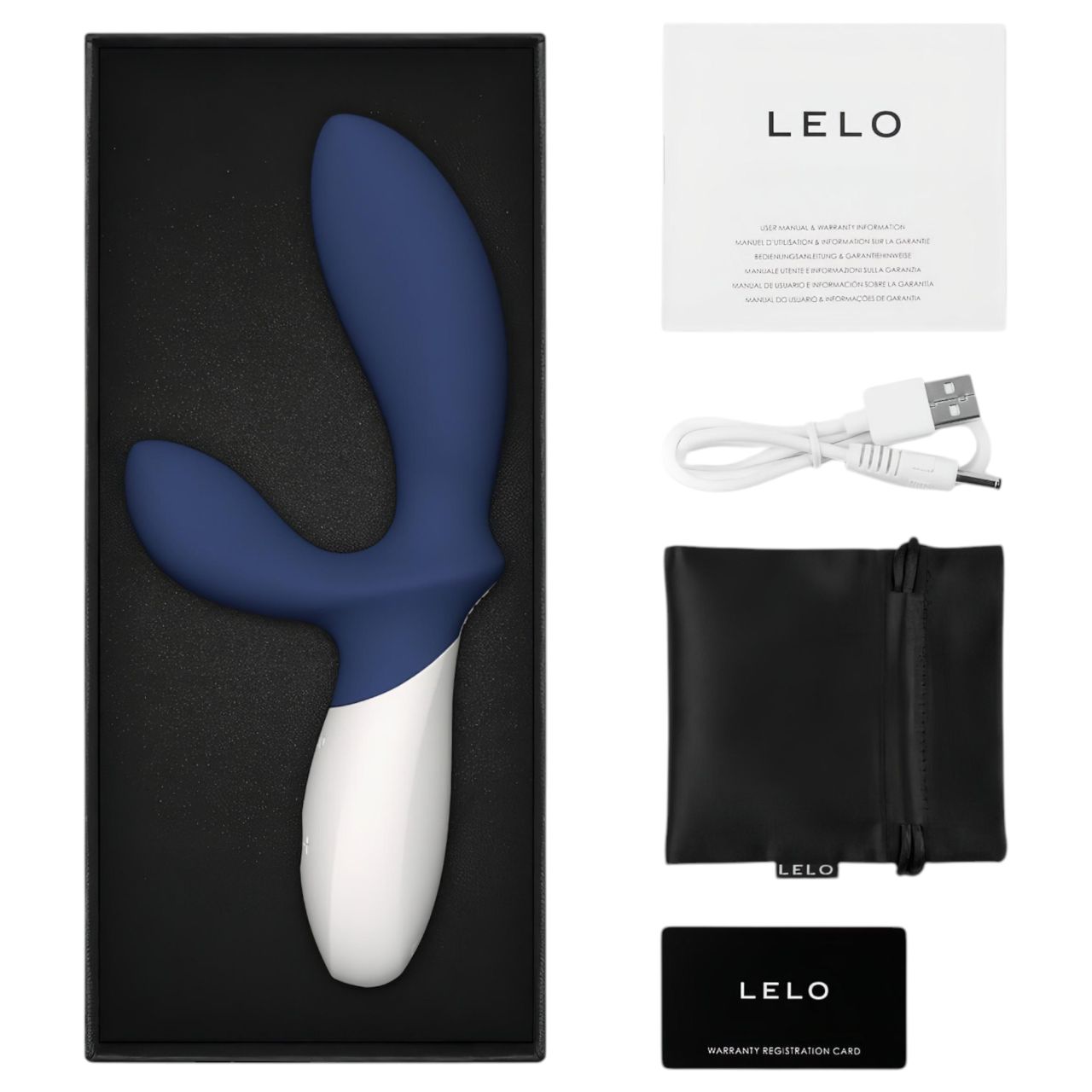 LELO Loki Wave 2 - akkus, vízálló prosztata vibrátor (kék)