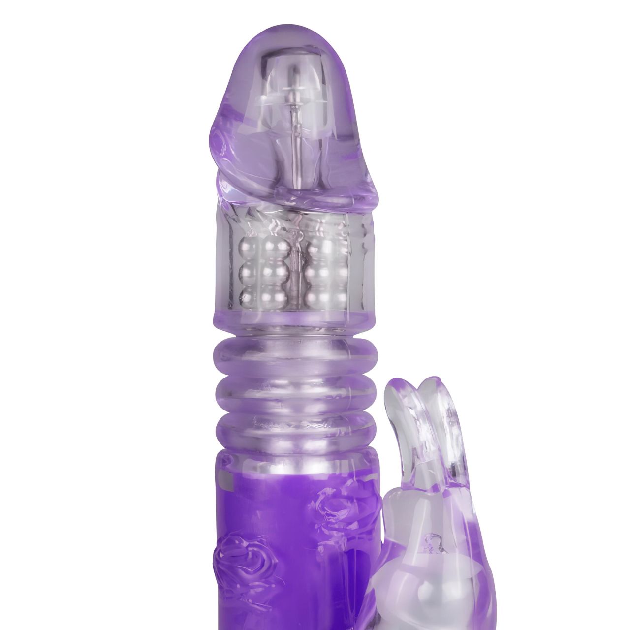 Easytoys Bunny - lökő-forgó vibrátor (lila)