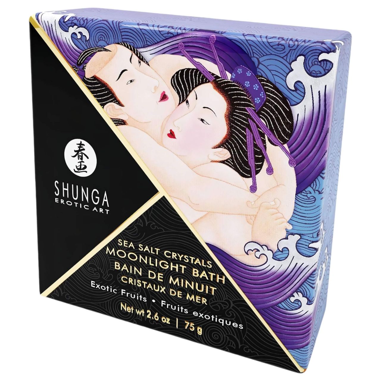 Shunga Exotic Fruits - fürdőkristály holt tengeri ásványokkal (75g)