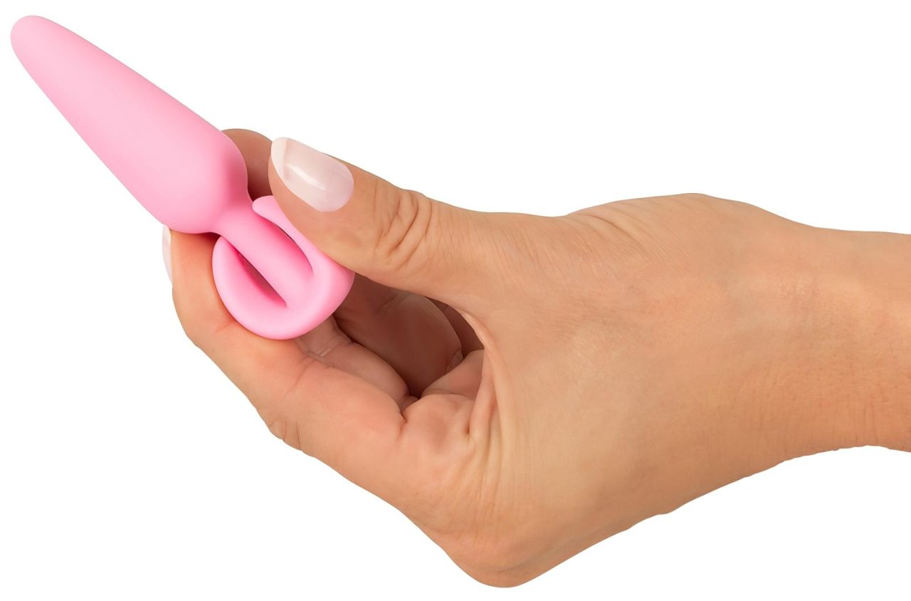 Cuties Mini Butt Plug - szilikon anál plug - pink (2,1cm)