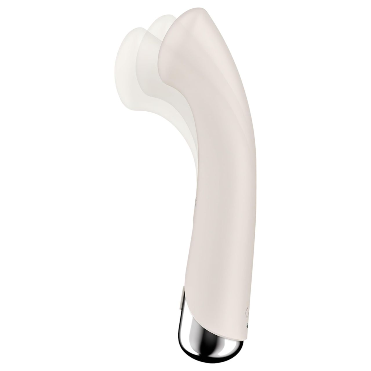 Satisfyer Spinning G-Spot 1 - forgó fejes G-pont vibrátor (bézs)