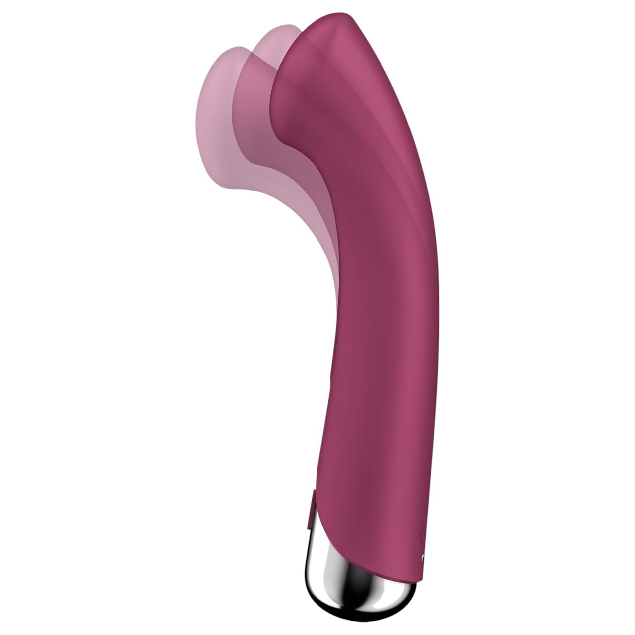 Satisfyer Spinning G-Spot 1 - forgó fejes G-pont vibrátor (piros)