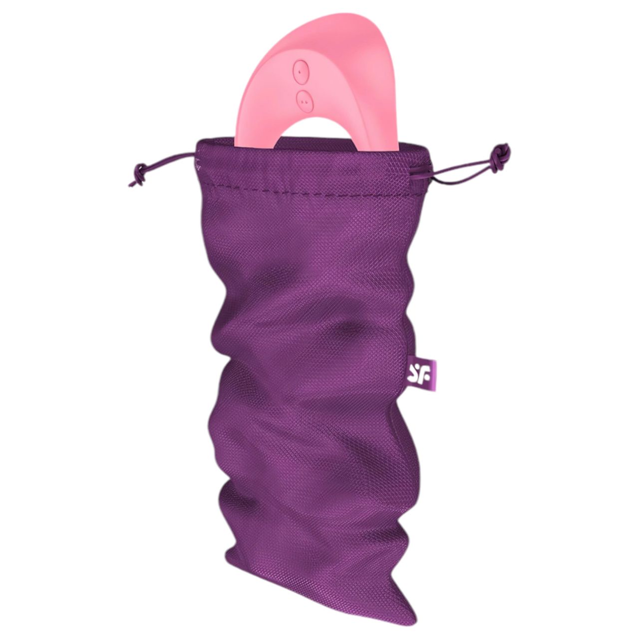 Satisfyer Treasure Bag - diszkrét tároló táska - közepes (lila)