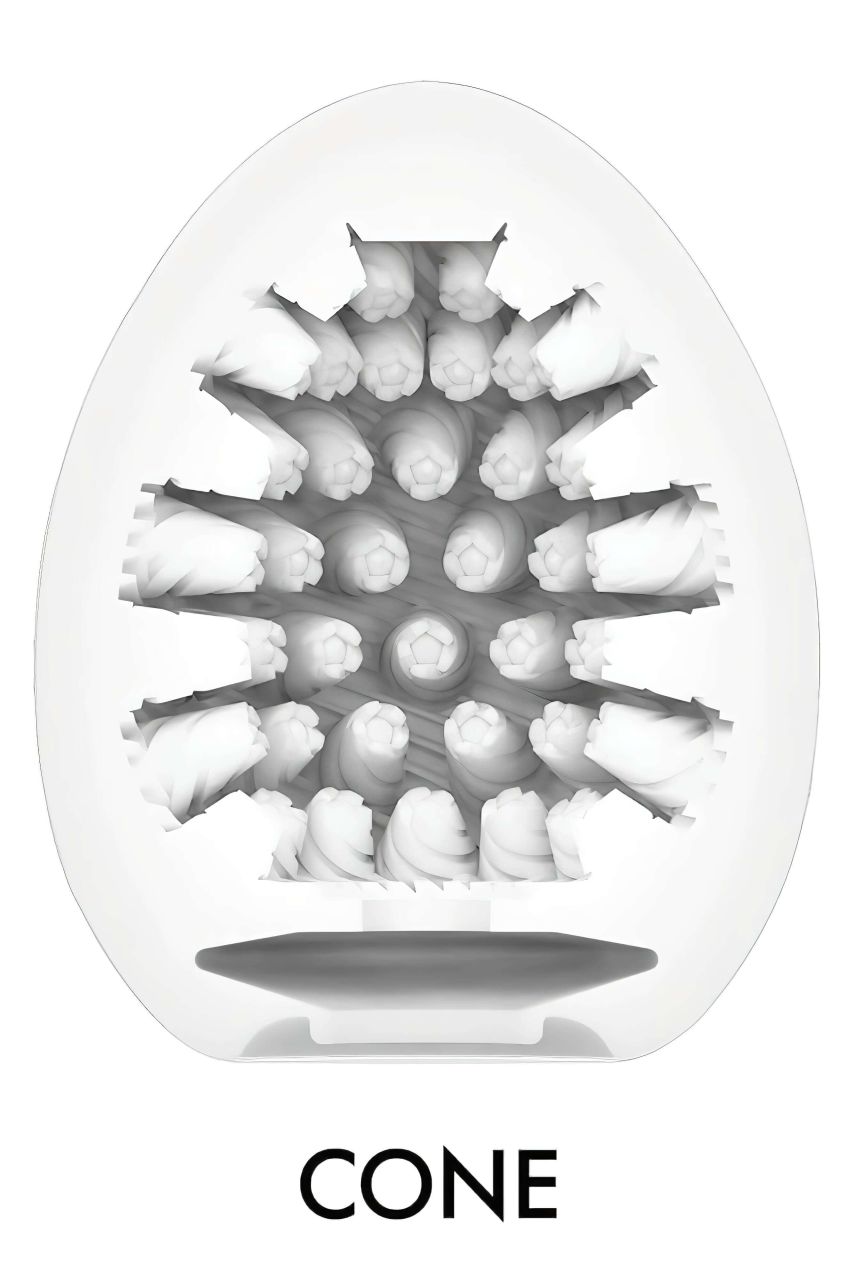 TENGA Egg Cone Stronger - maszturbációs tojás (6db)