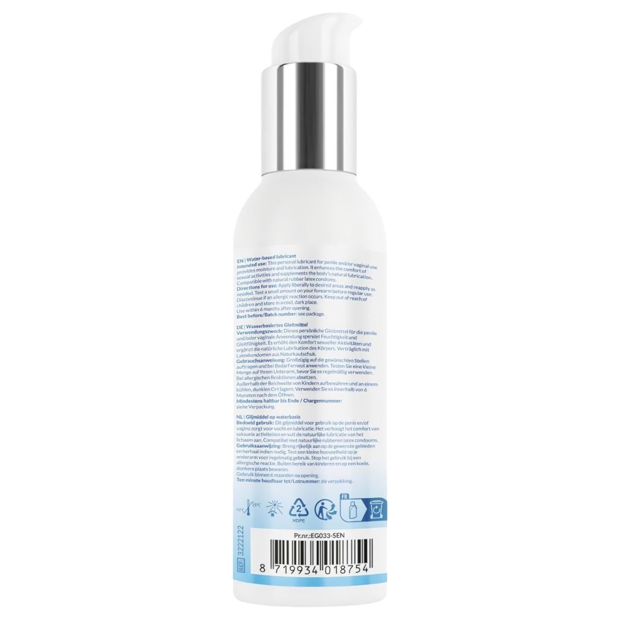 EasyGlide Sensitive - vízbázisú síkosító (150 ml)