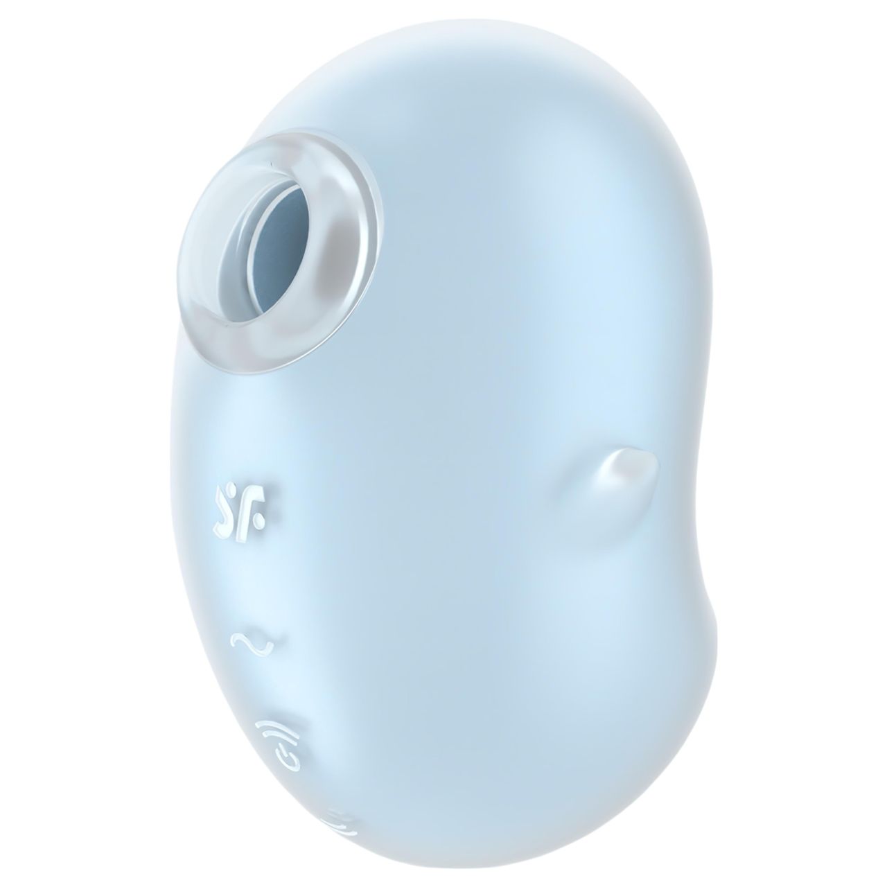 Satisfyer Cutie Ghost - akkus, léghullámos csiklóizgató (kék)