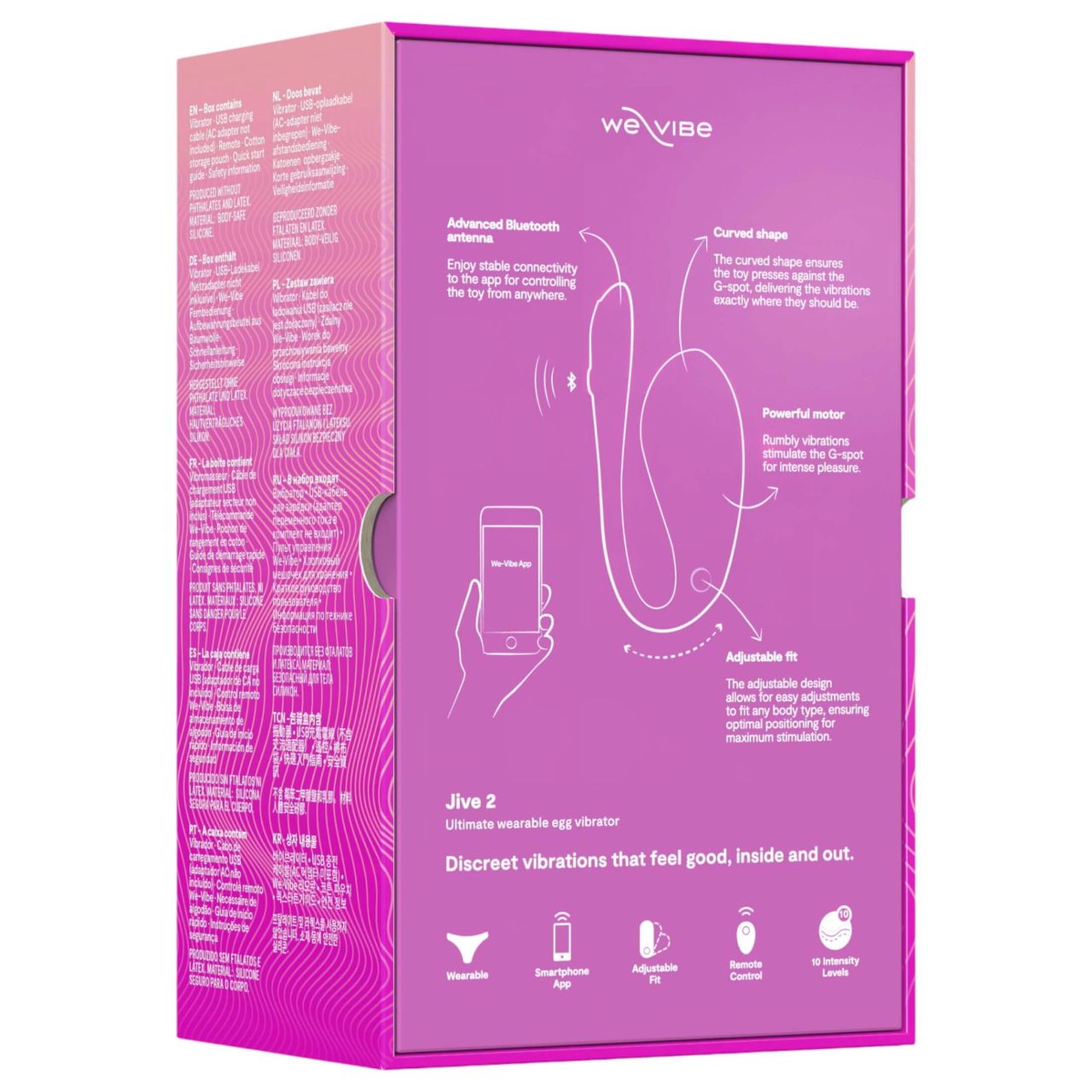 We-Vibe Jive 2 - akkus, okos vibrotojás (pink)