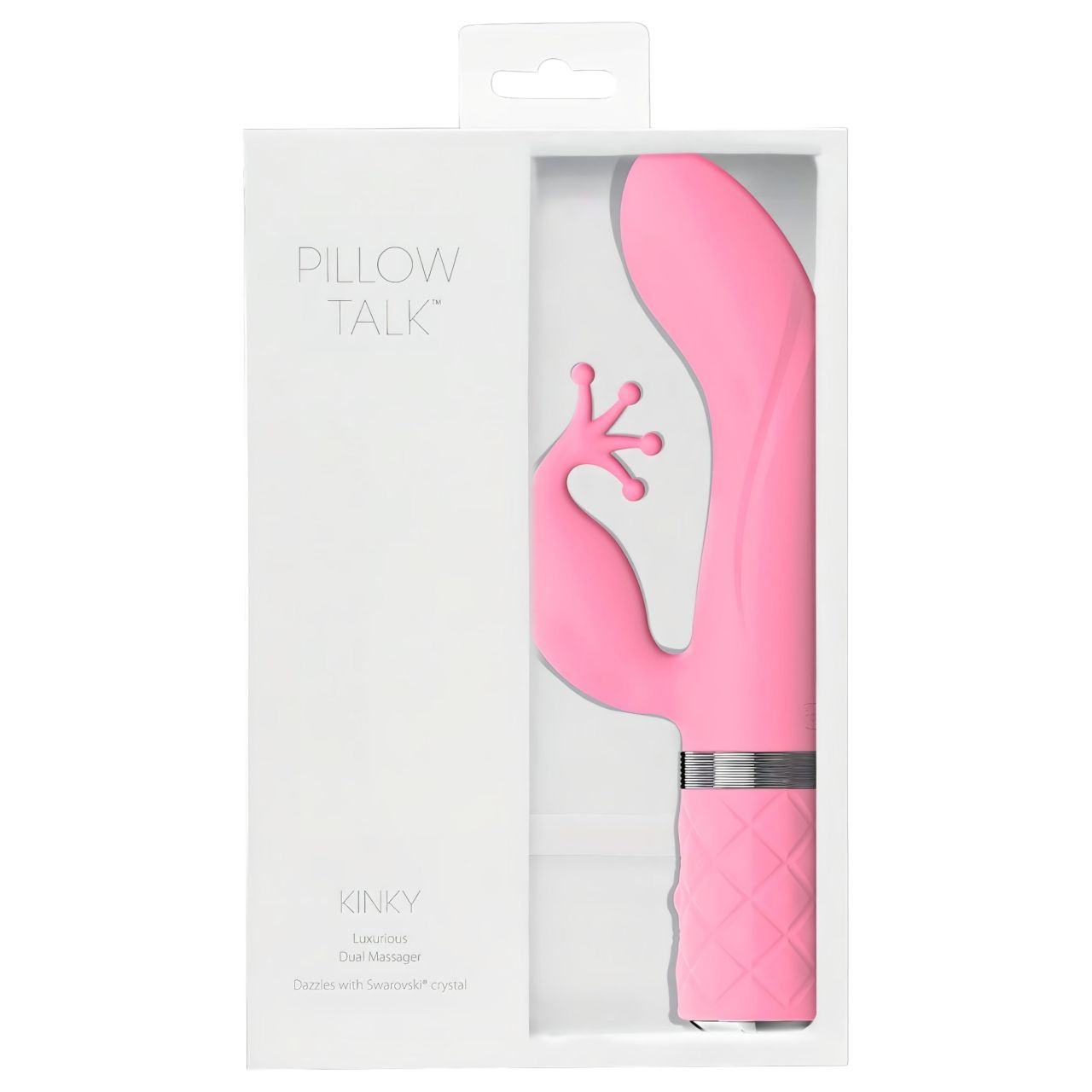 Pillow Talk Kinky - akkus, két morotos G-pont vibrátor (pink)