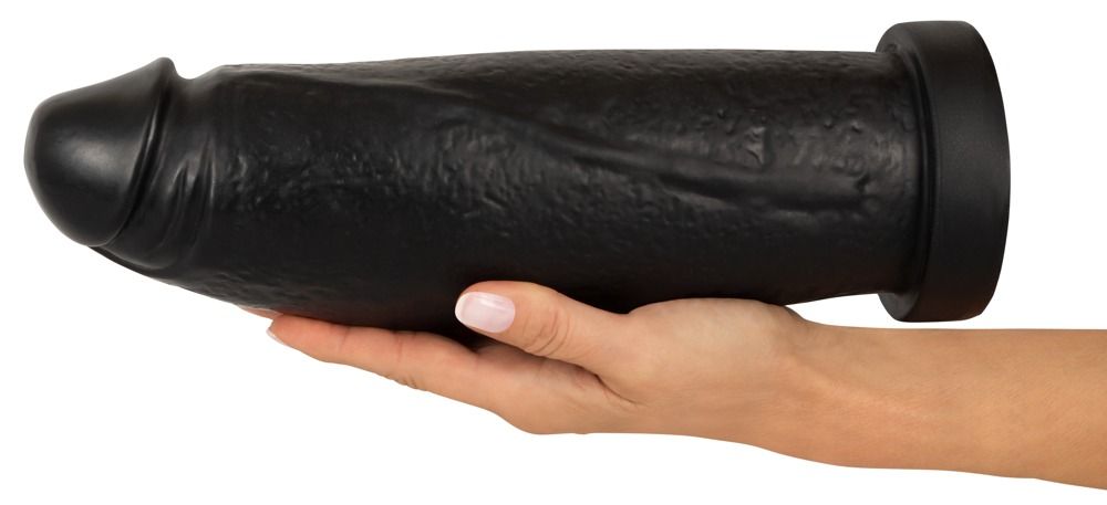 Realistixxx Real Giant - giga dildó - 30 cm (fekete)