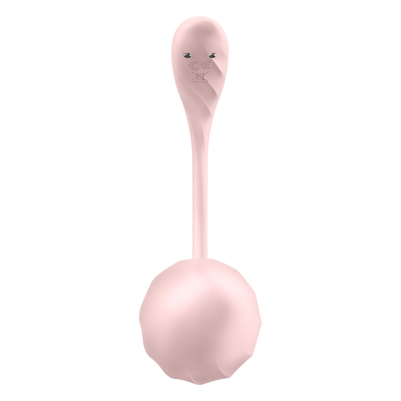 Satisfyer Ribbed Petal - rádiós vibrációs tojás (pink)