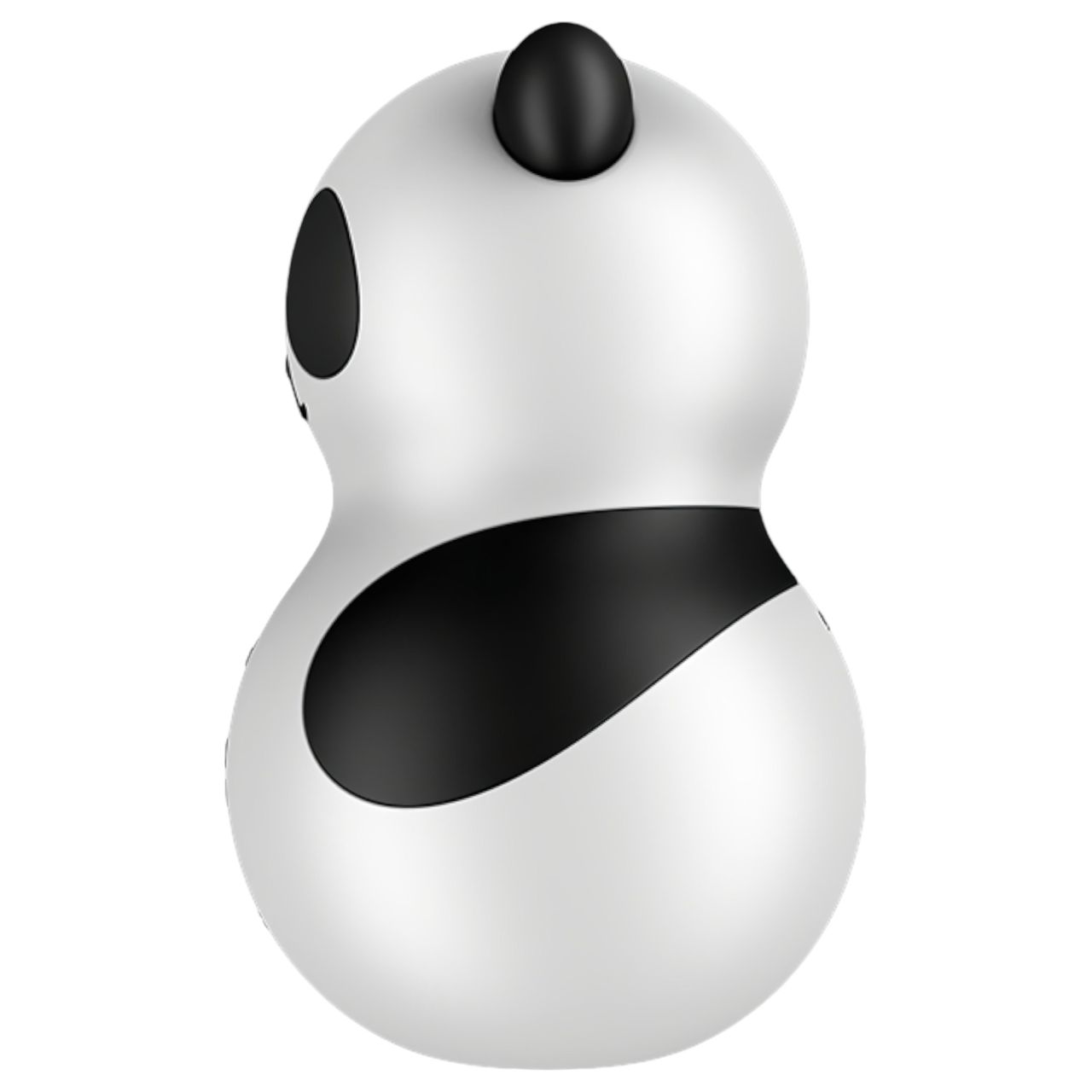 Satisfyer Pocket Panda - léghullámos csiklóizgató (fekete)