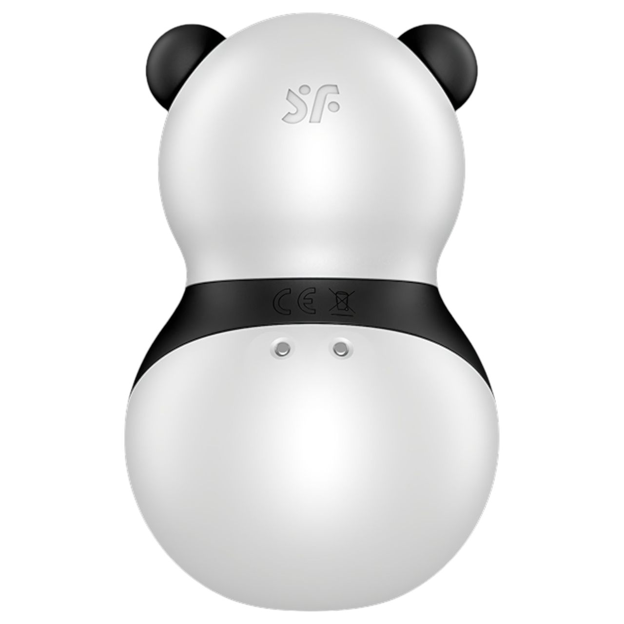 Satisfyer Pocket Panda - léghullámos csiklóizgató (fekete)