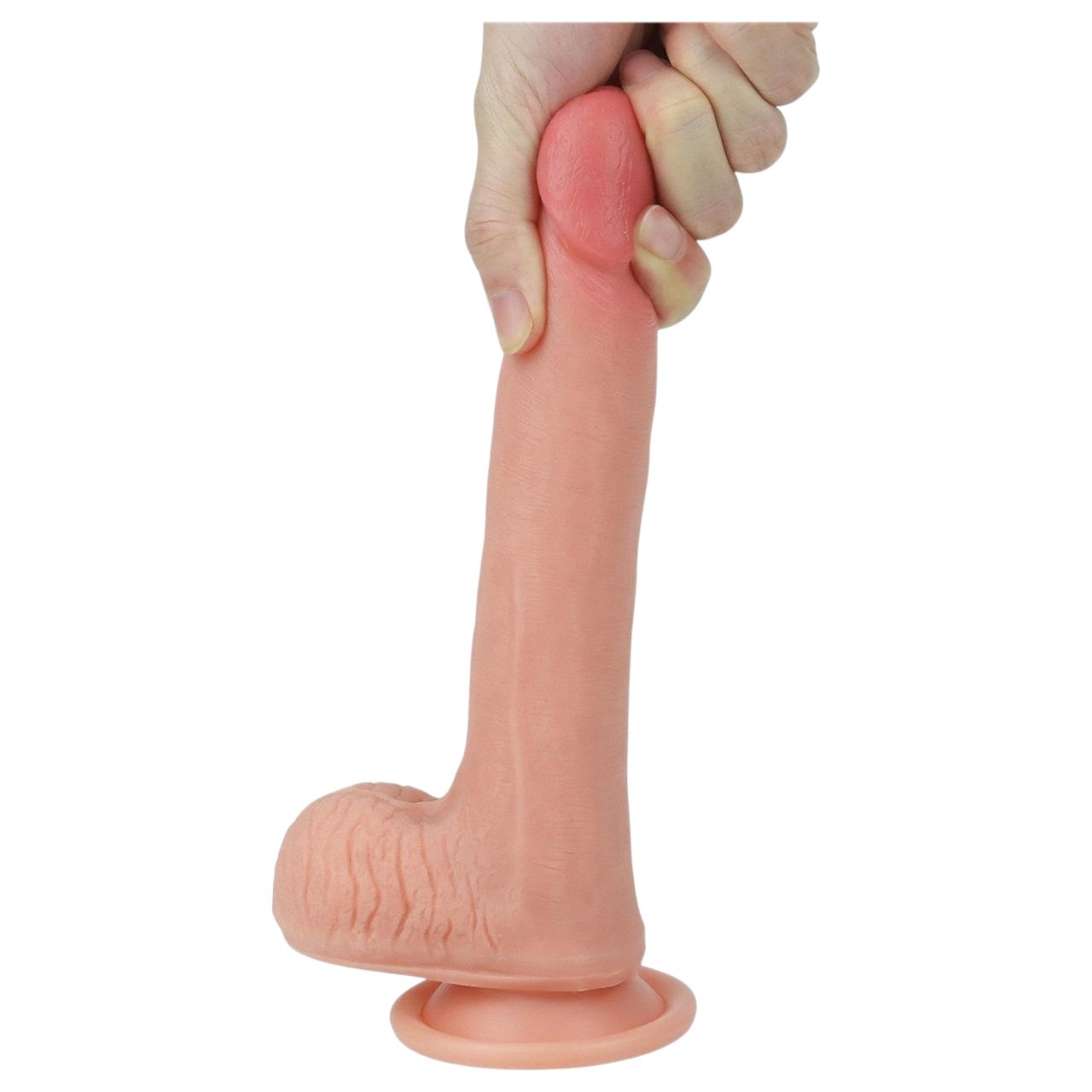 Lovetoy Nature Cock - kétrétegű élethű dildó - 20cm (natúr)