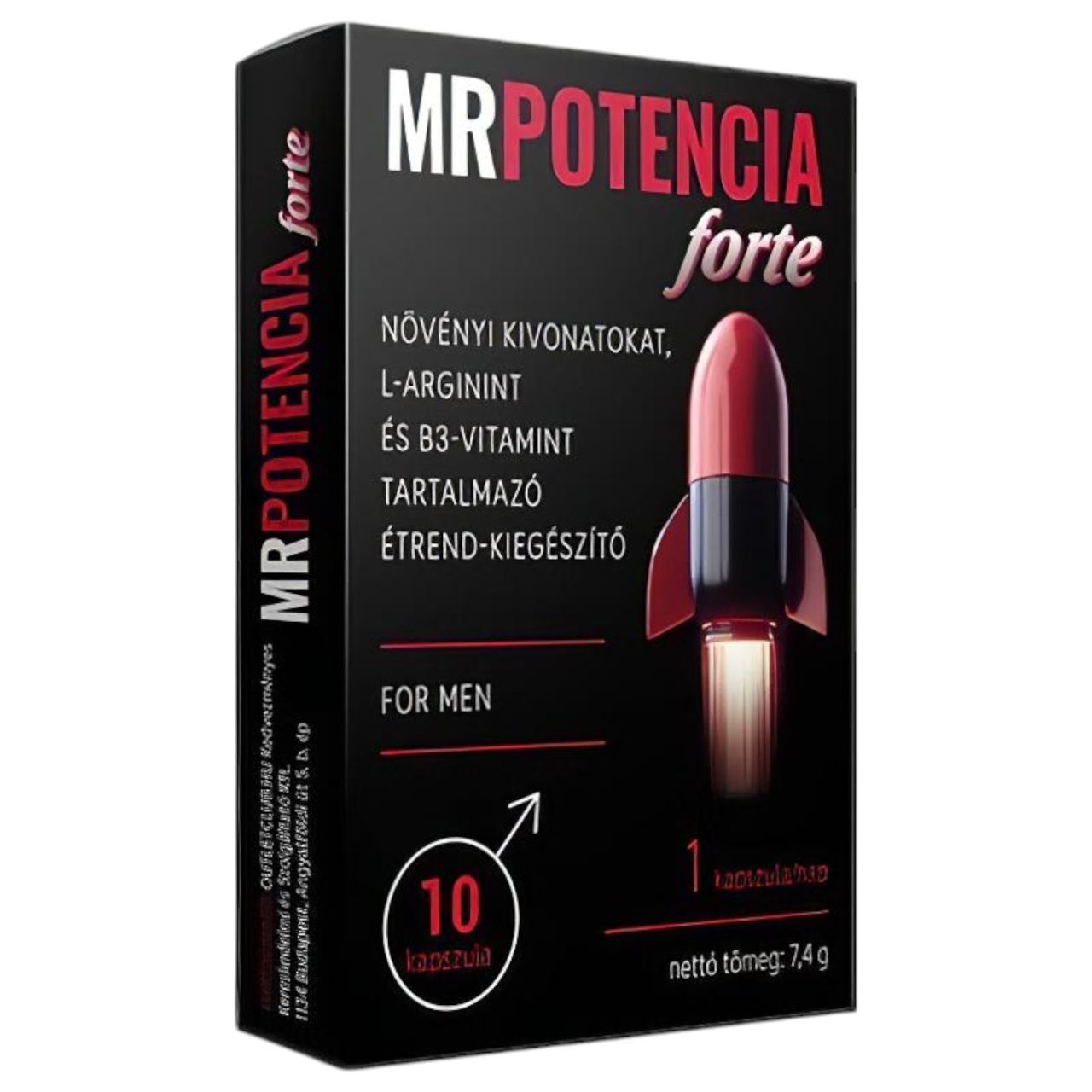 MrPotencia Forte - étrend-kiegészítő kapszula férfiknak (10db)